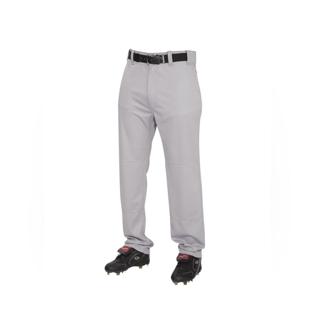 NWT Rawlings Boys Semi-Relaxed Fit Baseball Pants Sz L Gray